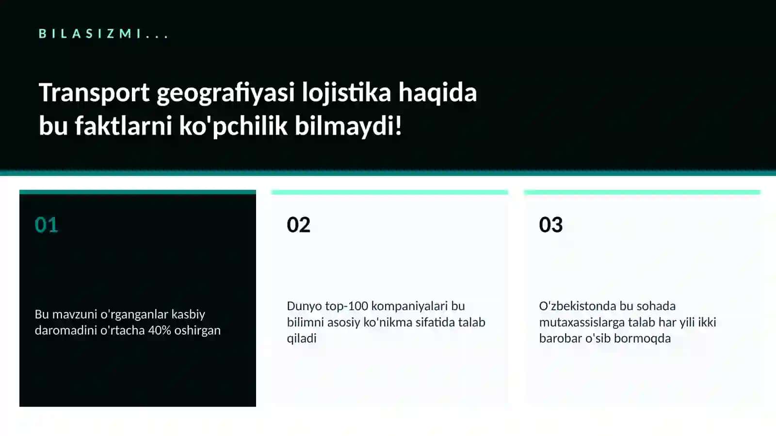 Transport geografiyasi lojistika 2