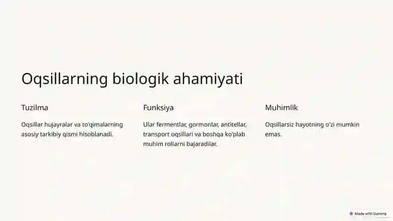 Oqsillarning dinamik holati 2