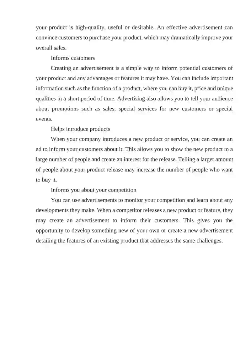 Importance of Advertisement in Business 2