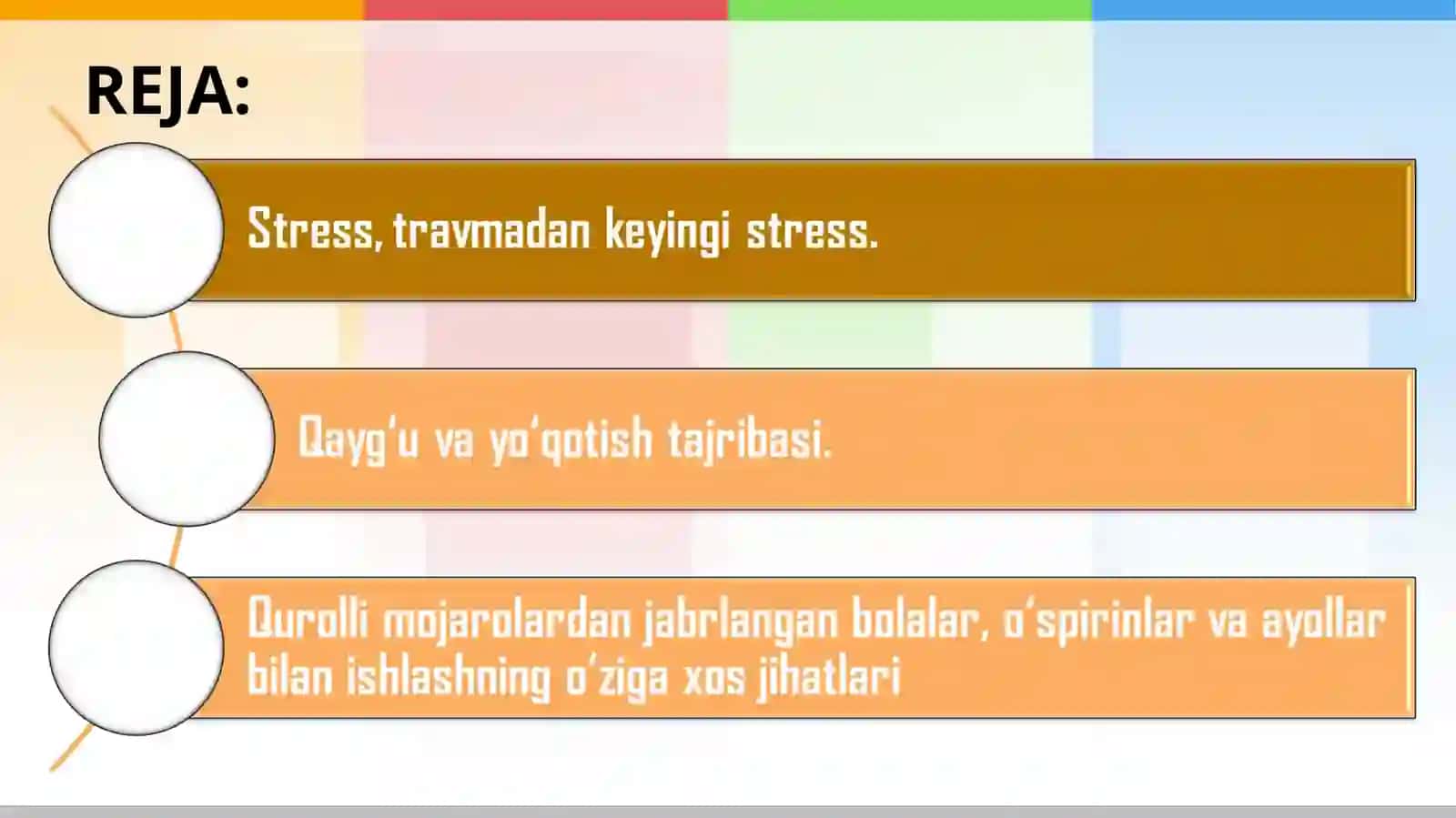 Stress, travmadan keyingi stress 2