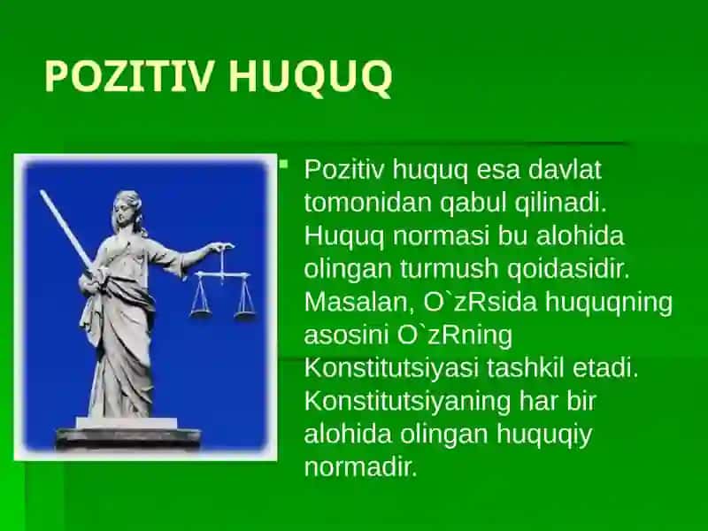 Huquq normalari 2
