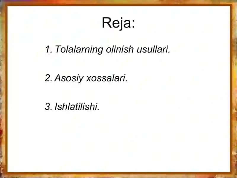 Sun’iysintetiktolalar va iplar 2