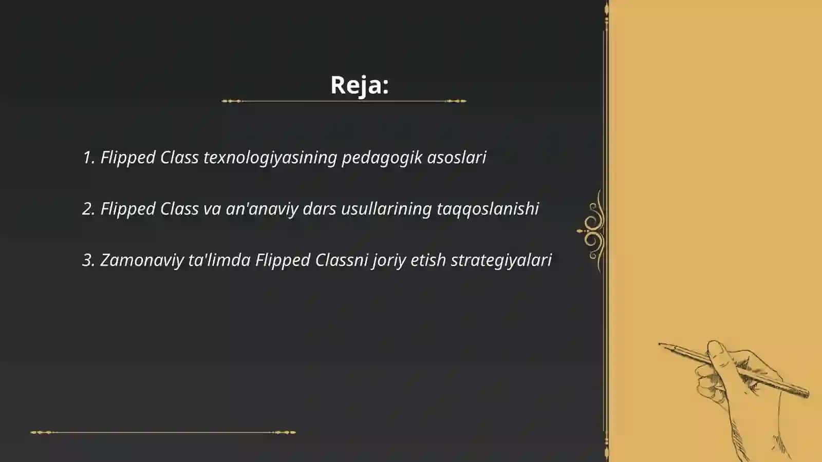 Flipped Class texnologiyasining ta’limdagi o‘rni va ahamiyati 2