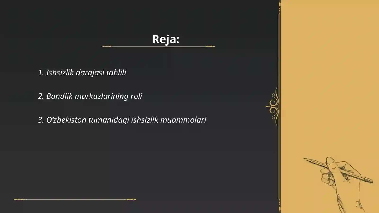 Oʻzbekiston tumanida ishsiz va band axoli 2