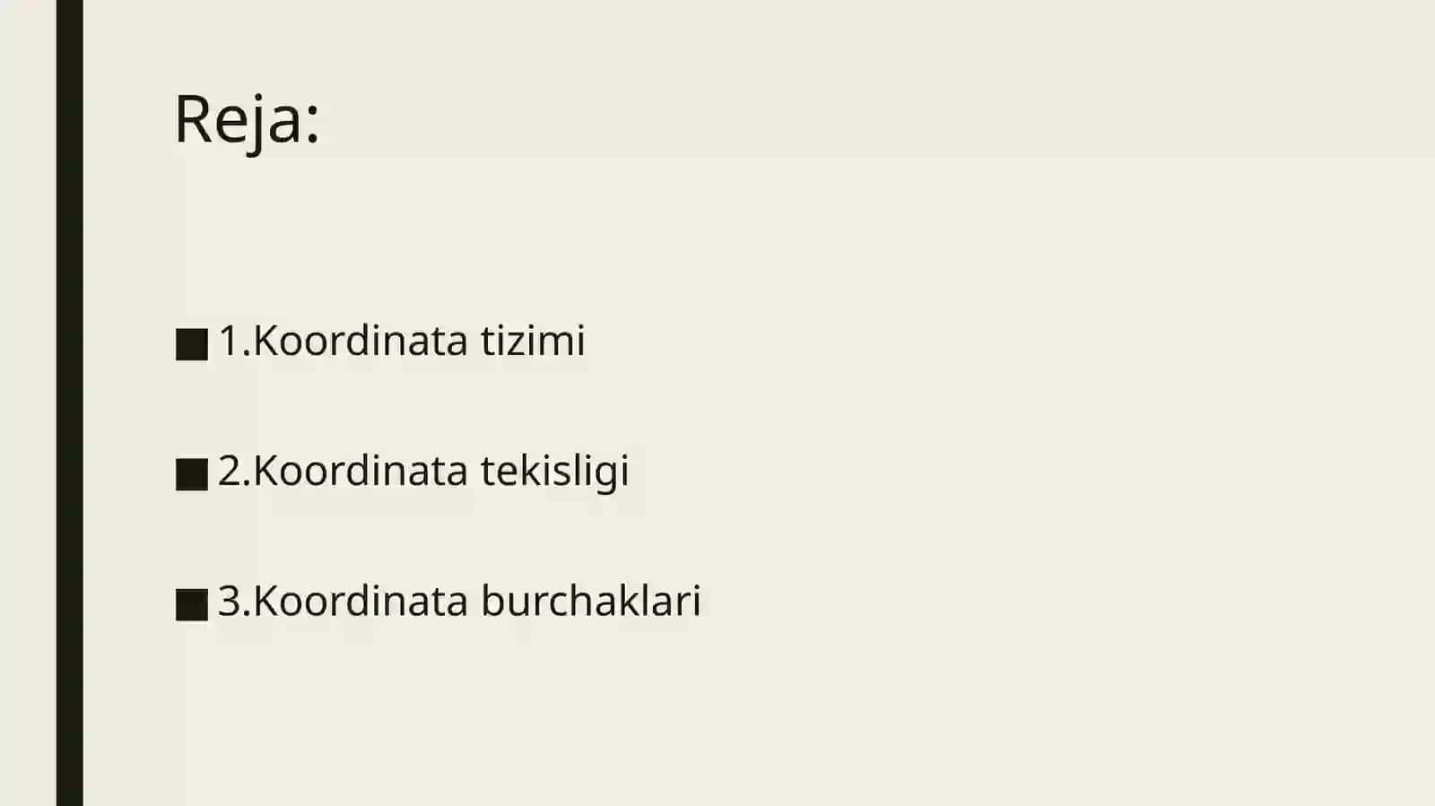 Koordinata tizimi 2