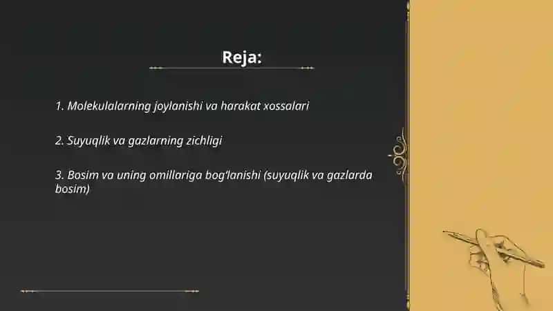 Suyuqlik va gazlarning umumiy xossalari 2