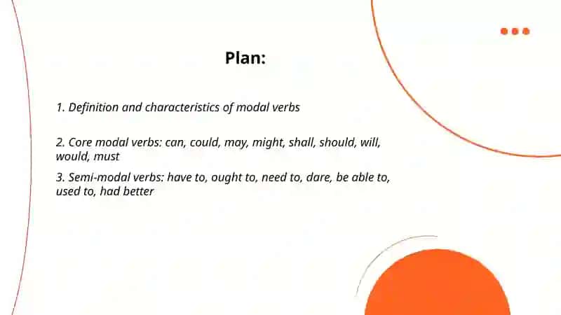Modal verbs in English 2