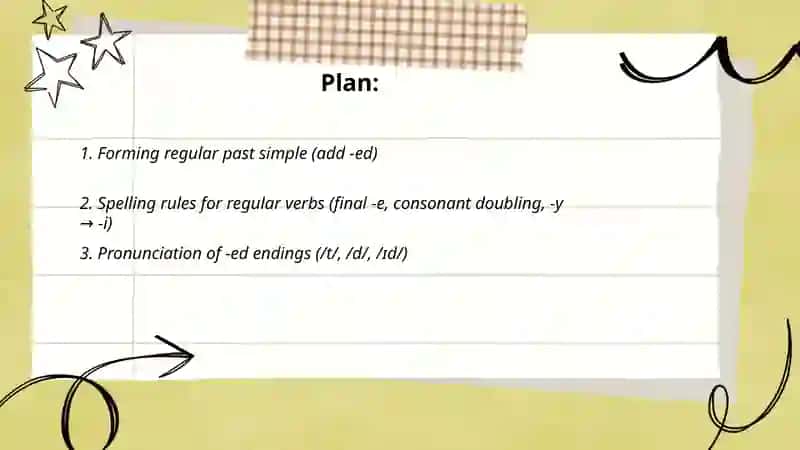 Past simple 2