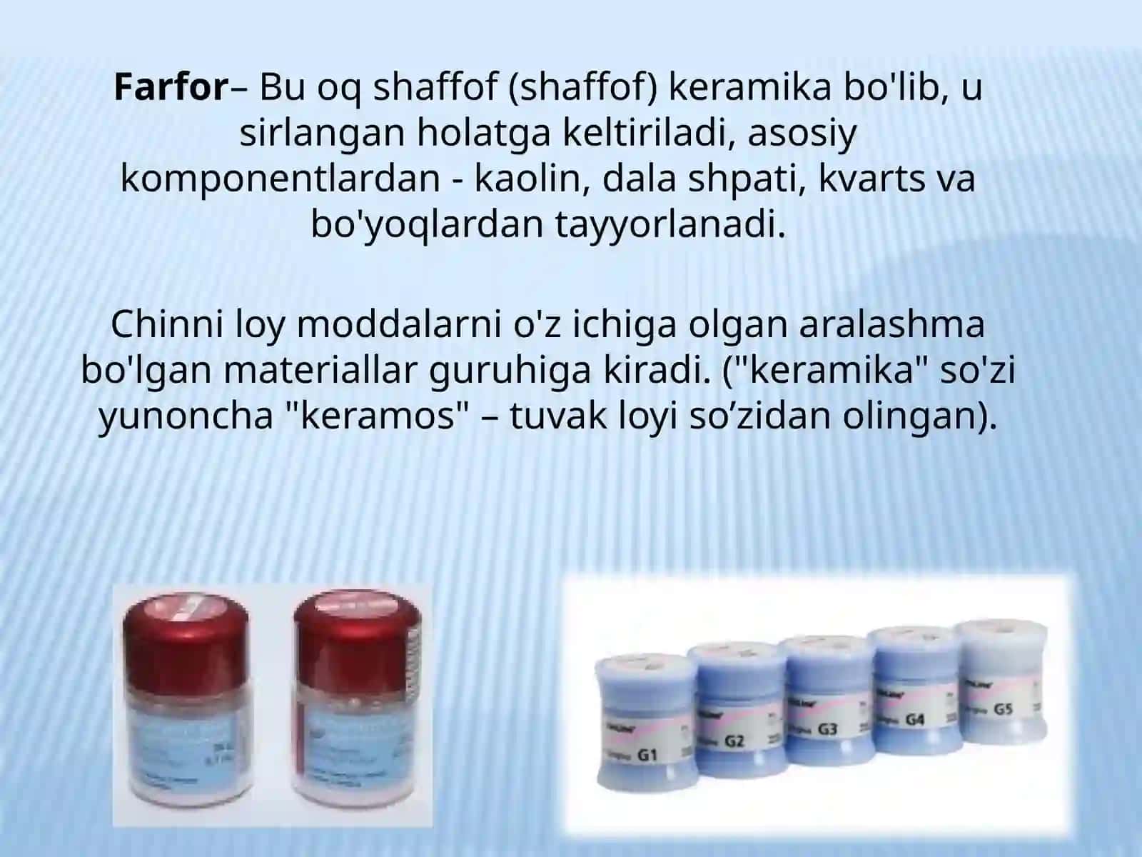 Sirkoniy dioksid stomatologik keramika farfor 2