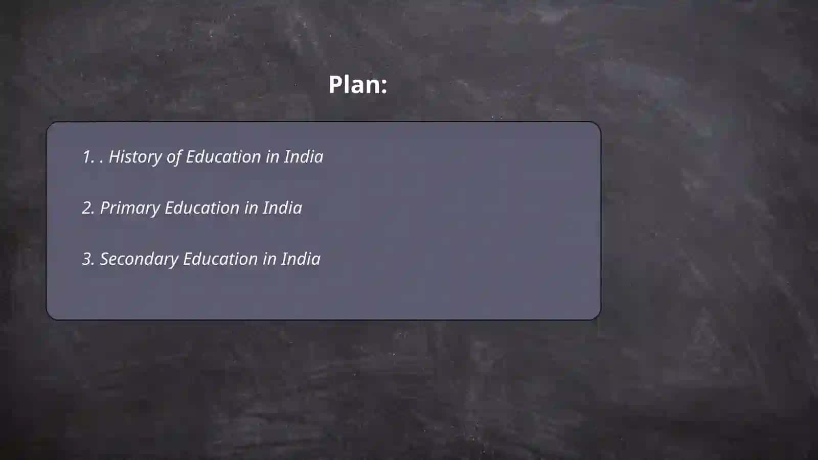 India educational system 2
