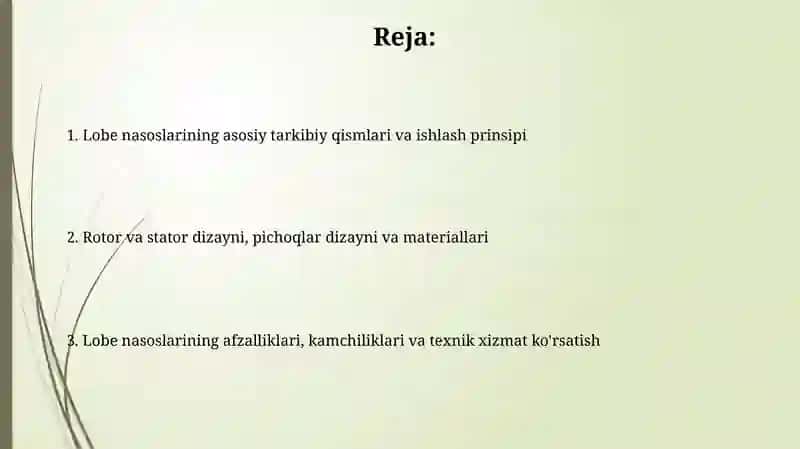 Loyqa haydovchi nasoslar 2