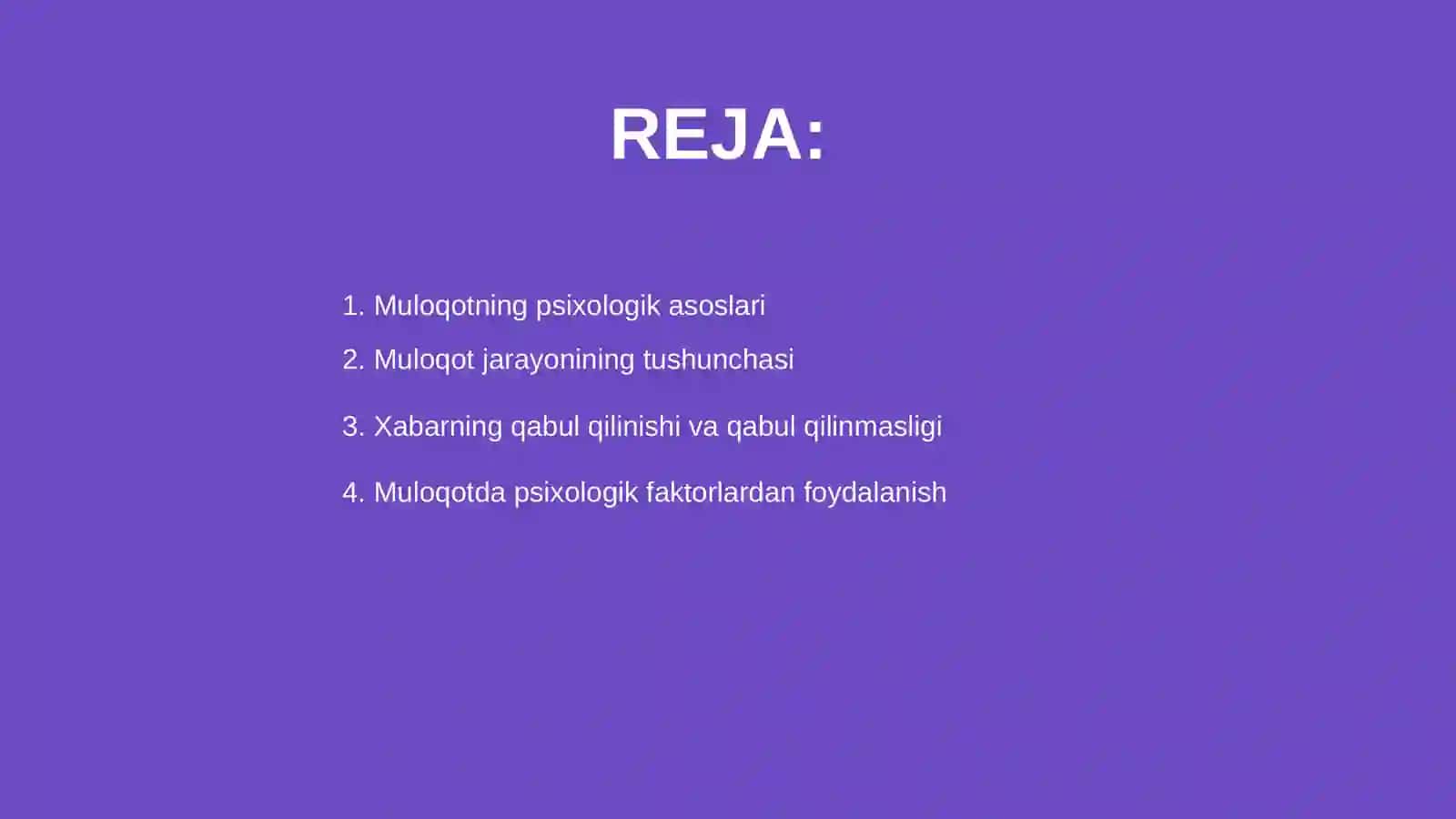 Muloqotning psixologik asoslari 2