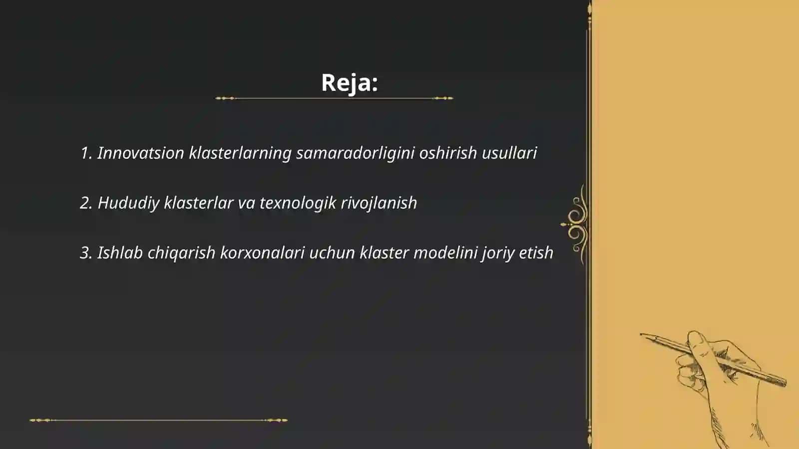 Innovatsion klasterlar va texnologik rivojlanish 2