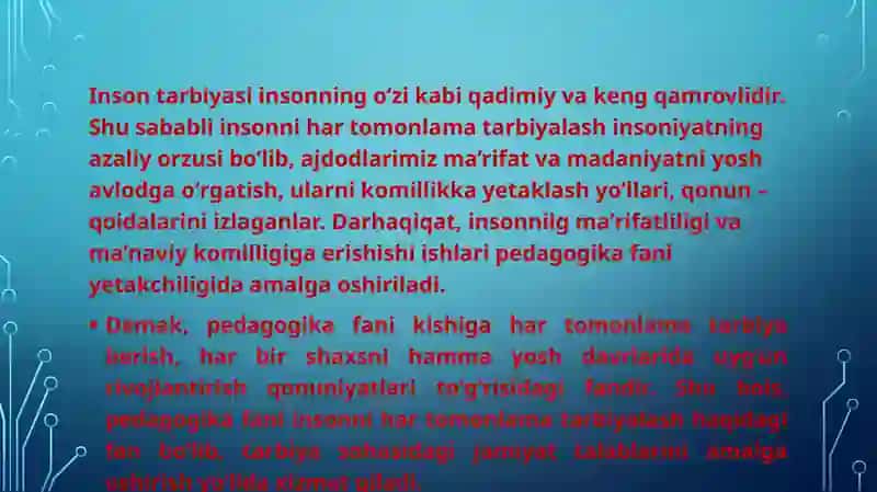 Maktabgacha ta'lim pedagogikasi 2