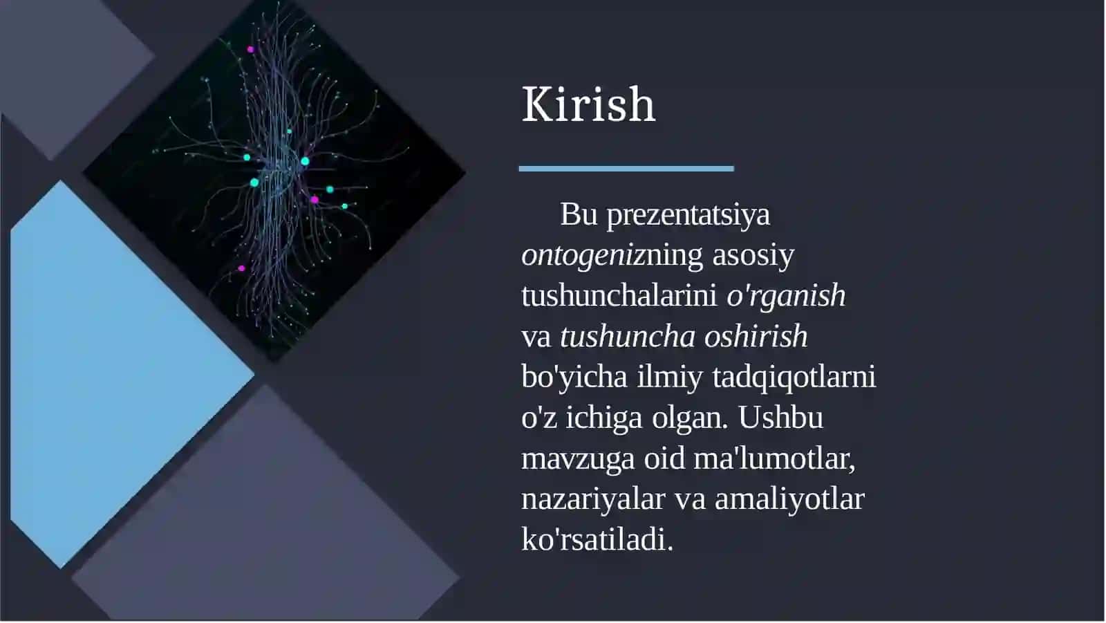 Ontogeniz Yoshdavrlari psixologiyasi 2