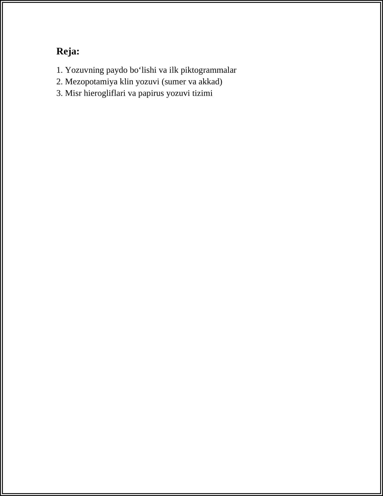 YOZUV TARIXI 2