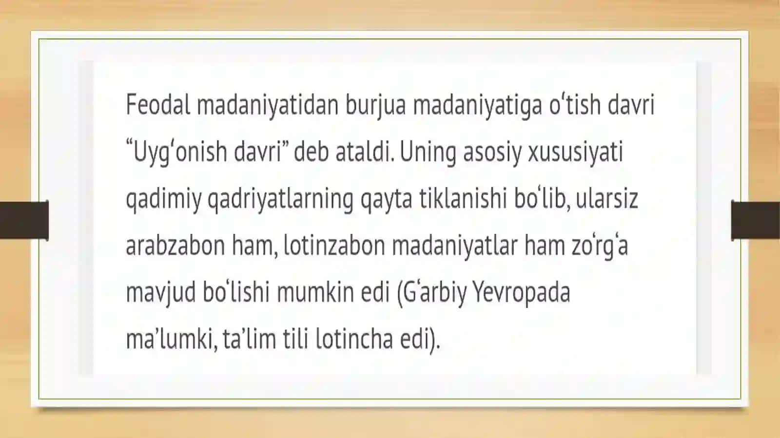 Uygʻonish davrida gipsixologik qarashlar 2