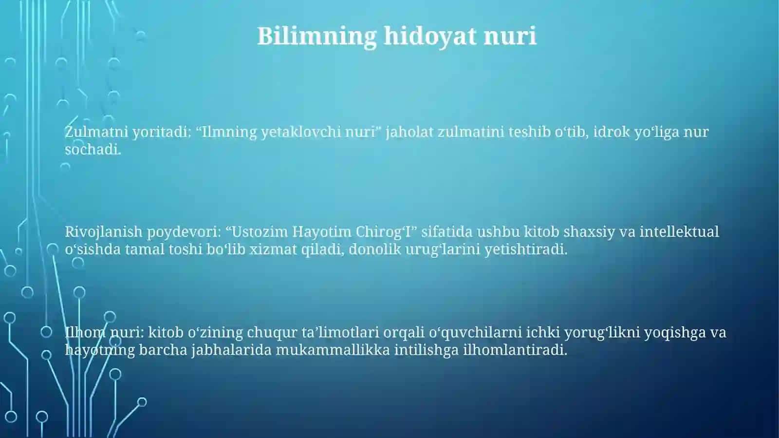 UstozimHayotimChirog'I 2