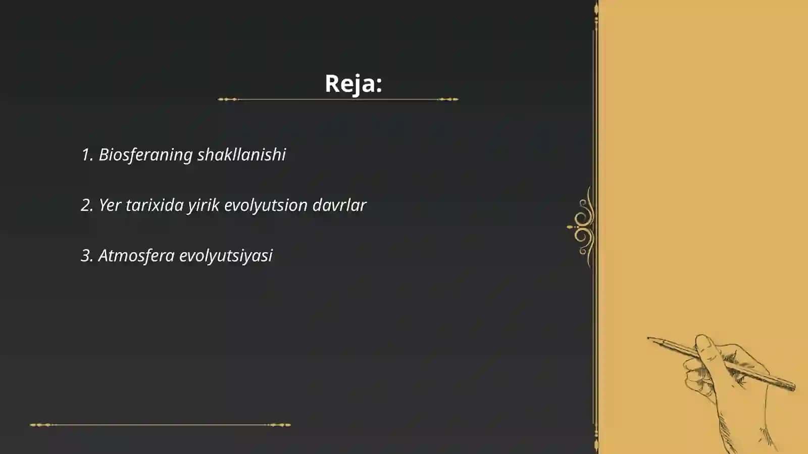 Biosfera evolyusiyasi qatlamlari 2