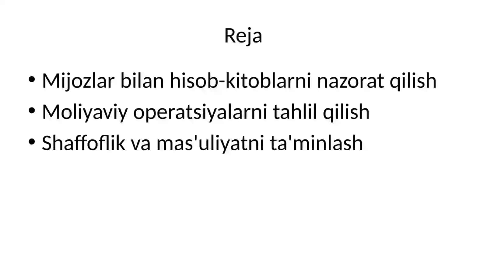 Xaridorlar va buyurtmachilar bilan hisob-kitoblar auditi 2