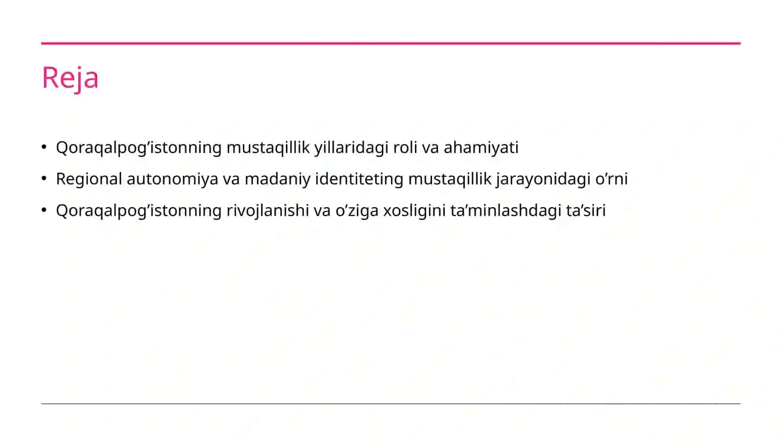 Siyosiy O'zgarishlar 2