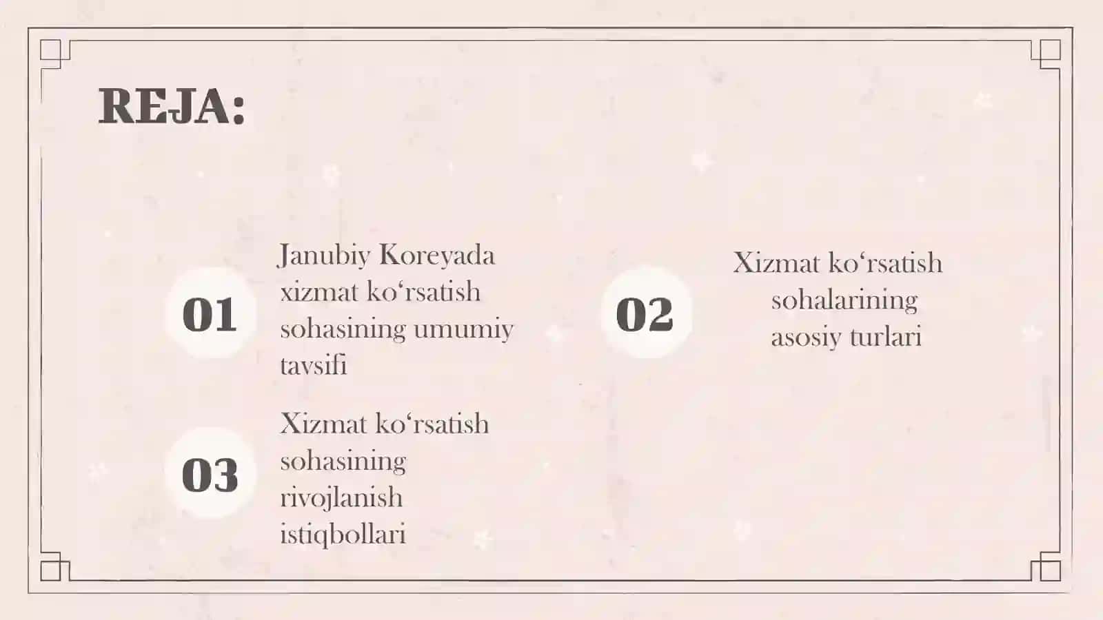JK xizmat ko'rsatish sohalari 2