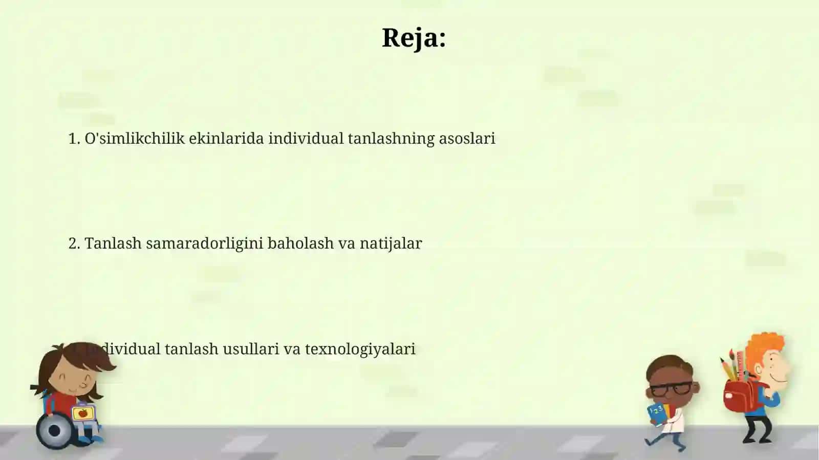 Yangi Navlarni Yetishtirish 2