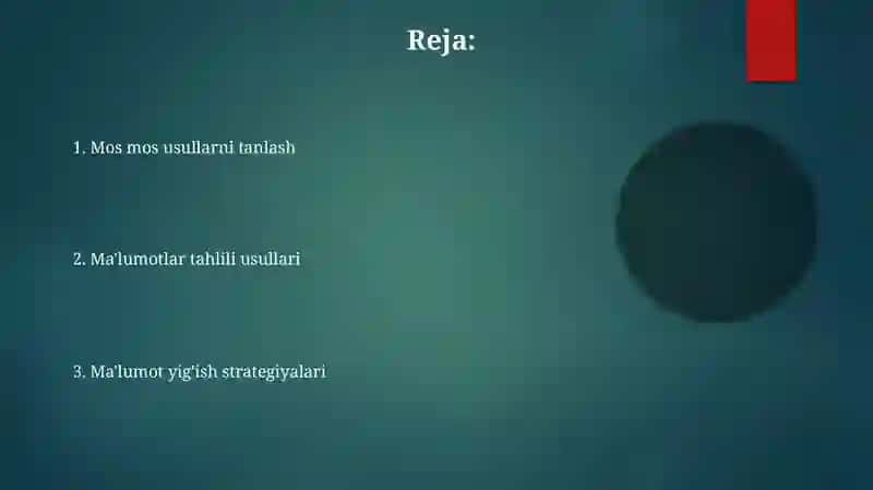 Xarakter metodikalari 2