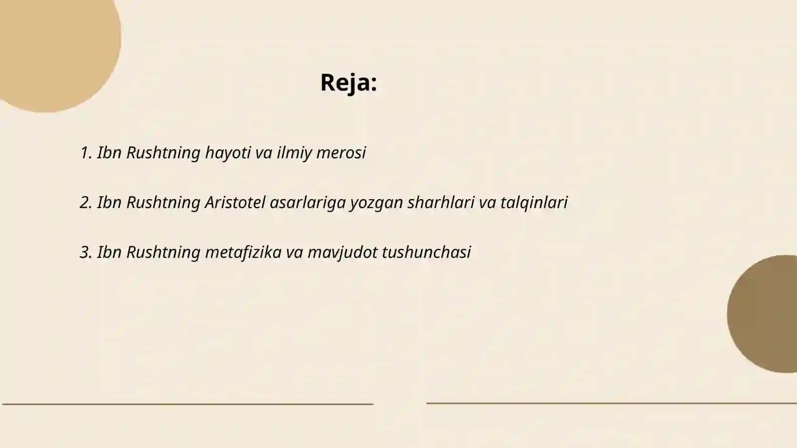Ibn Rusht Hayoti va Ilmiy Merosi 2