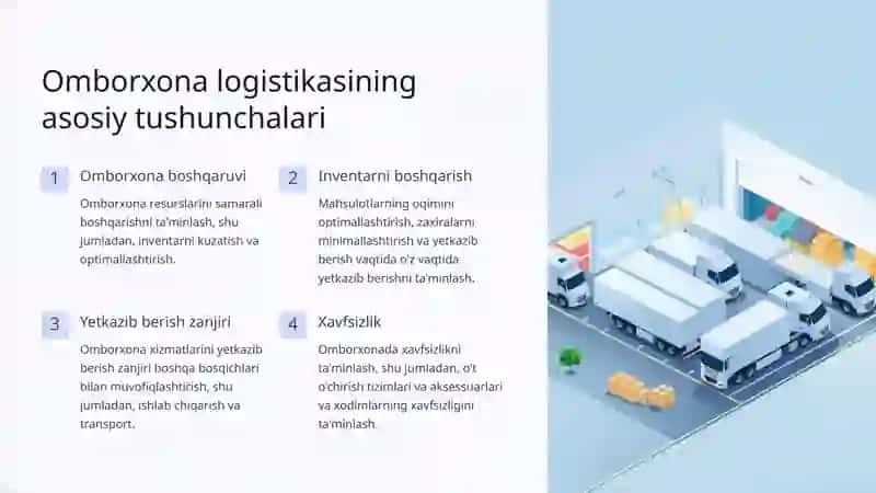Omborxona va saqlash logistikasi 2