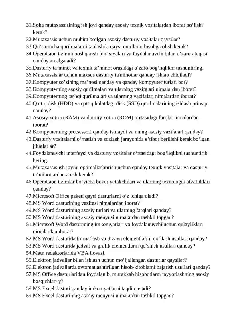 Axborot texnologiyalari 2