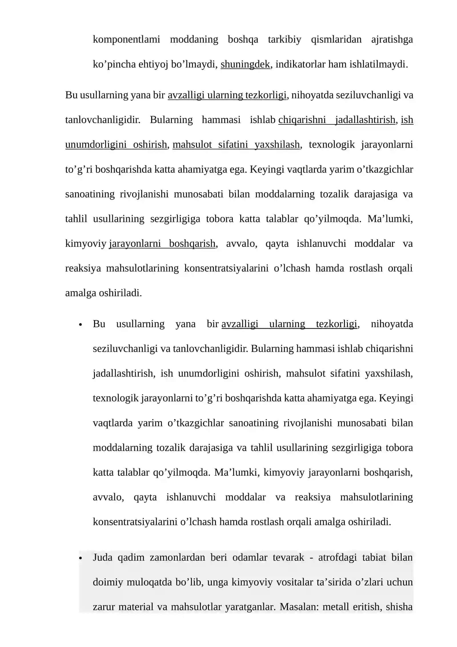 Fizikaviy kimyo fanini zamonaviy tahlil usullarini o'rgatish 2