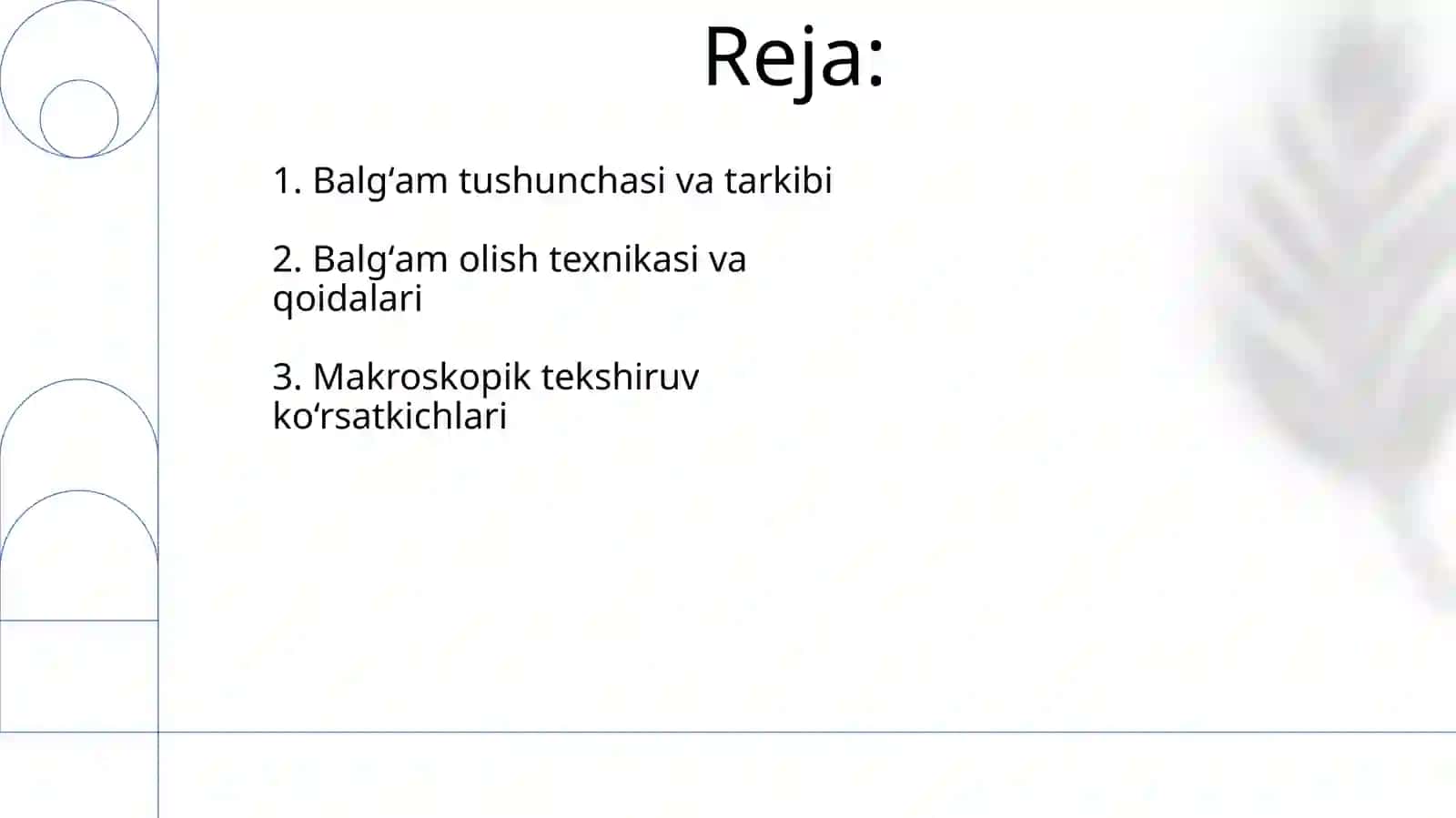 Balgʻamni laboratoriya tahlili 2