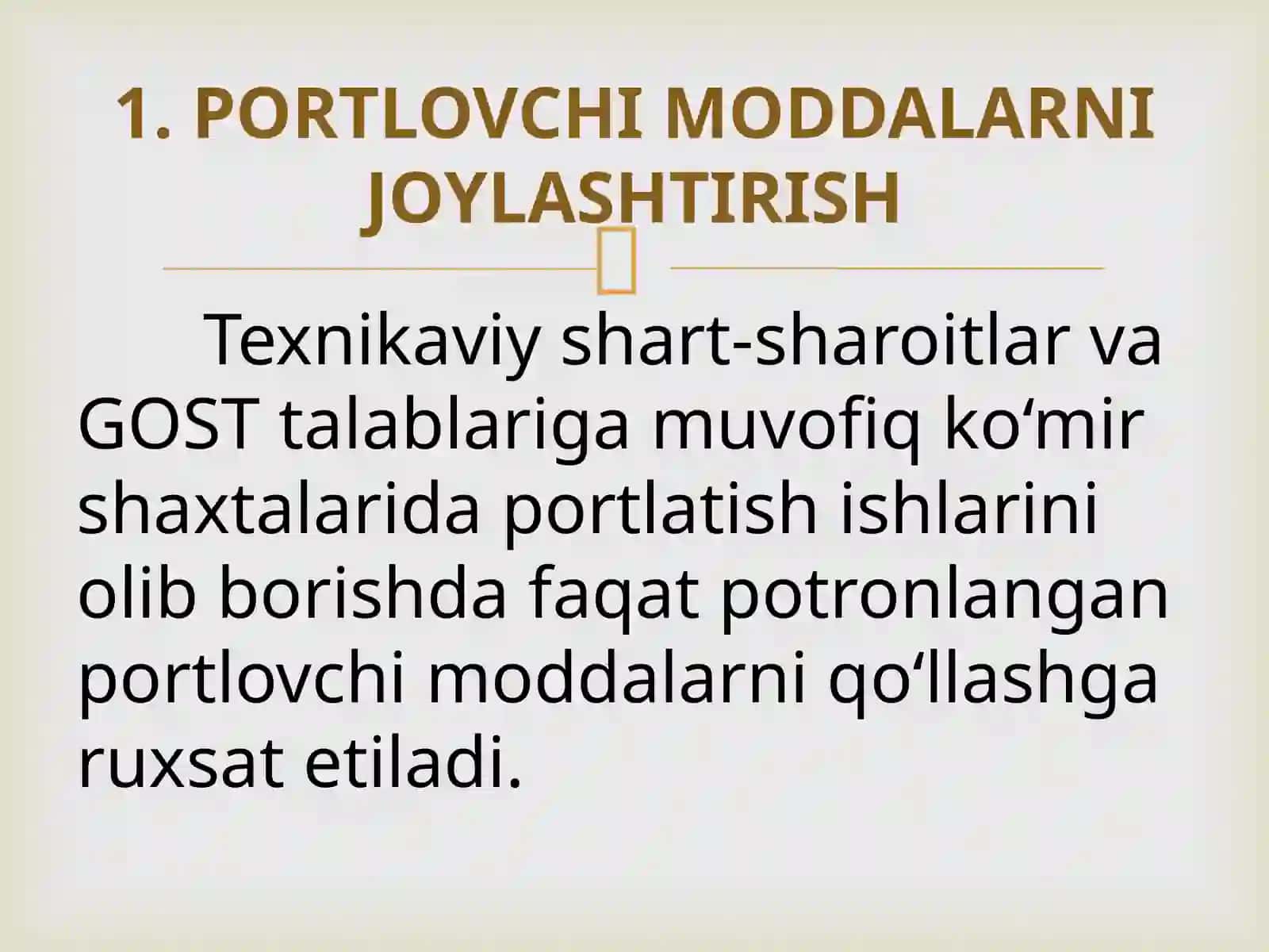 PORTLOVCHI MODDALARNI JOYLASHTIRISH (UPAKOVKALASH) 2