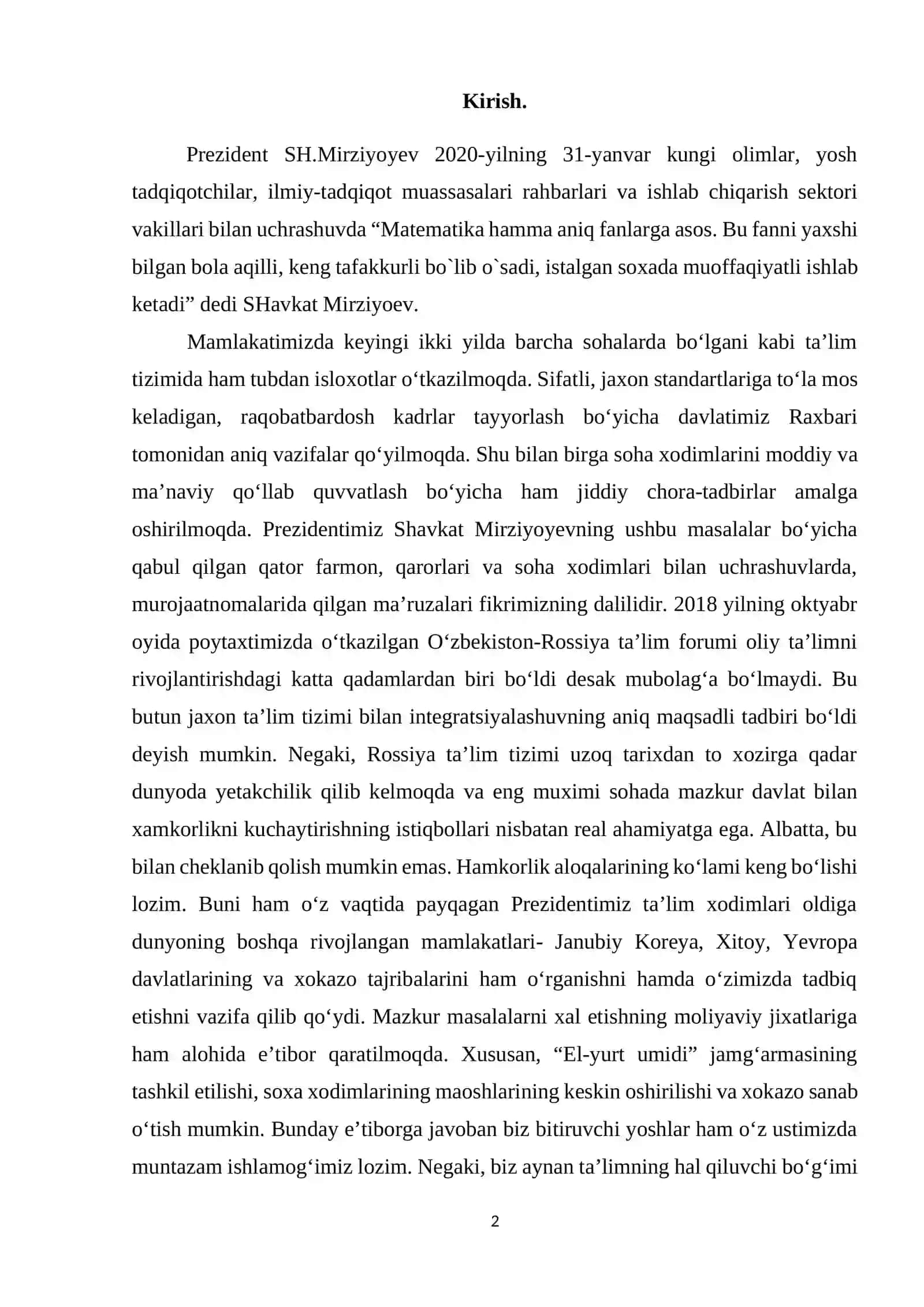 Interpolyatsion kvadratur formulalar 2