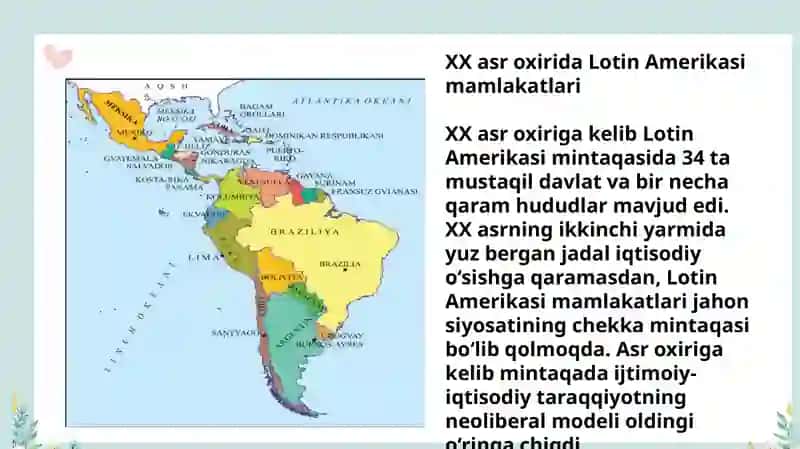 1945-2023 yillarda Lotin Amerikasi mamlakatlari 2