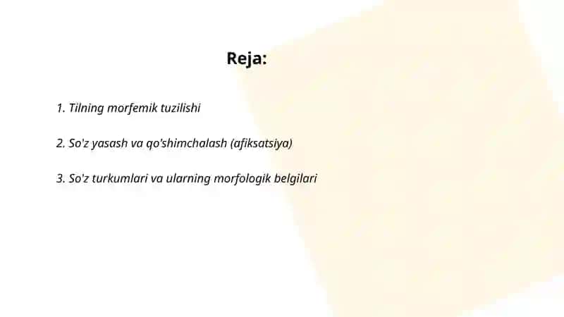 Tilning grammatik qurilishi 2