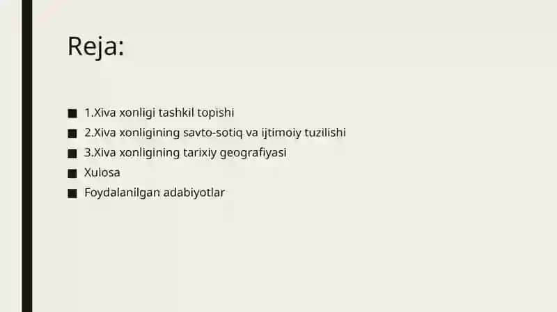 Xivaxonligining tarixiy geografiyasi 2