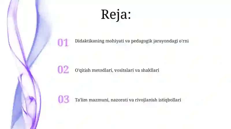 Didaktika-pedagogik jarayonning tarkibiy qismi 2