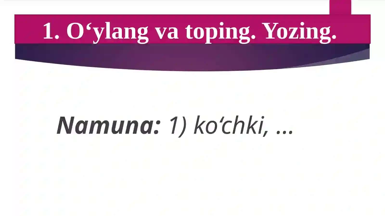 O‘zbektili 2