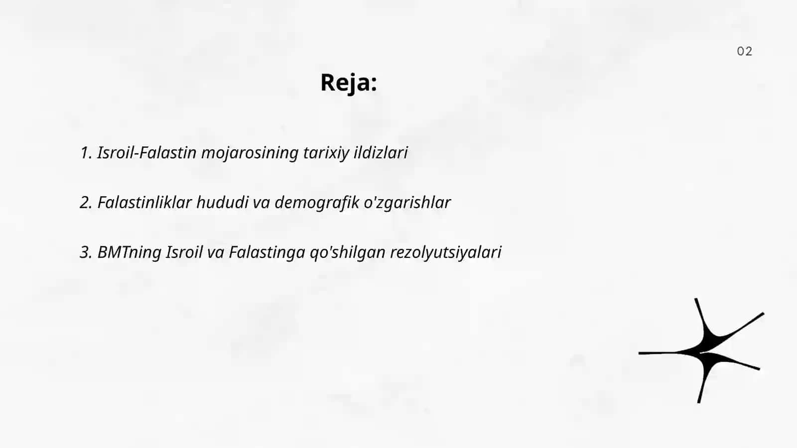 Isroil va Falastindagi ziddiyatli vaziyat 2