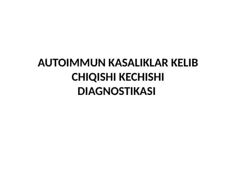 IMMUNOLOGIYA MUSTAQIL ISHI 2