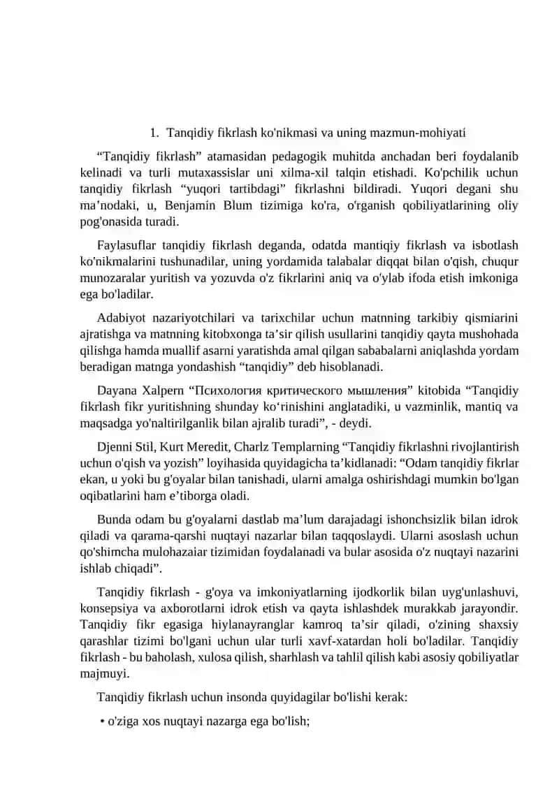 Huquqshunos faoliyatida tanqidiy fikriashning ahamiya 2