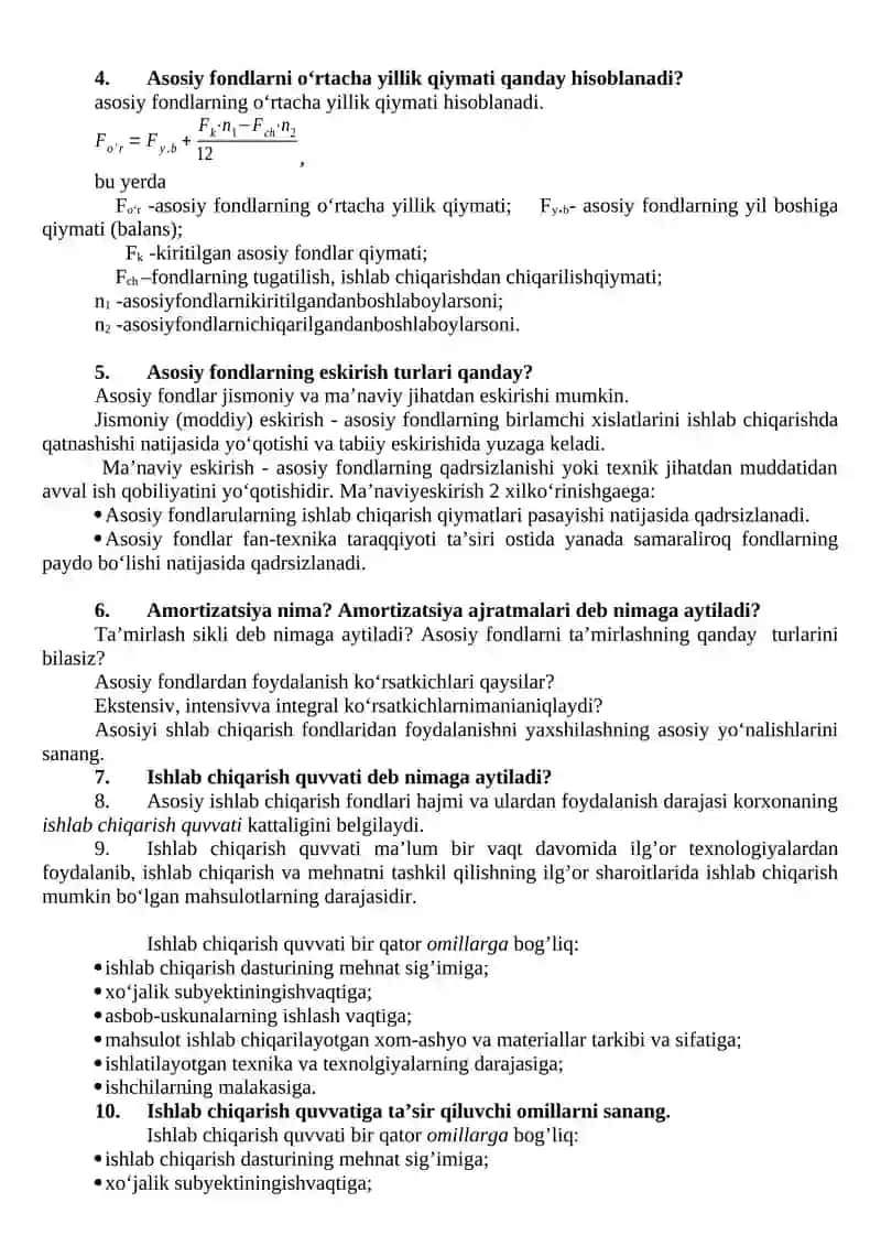 Asosiy fondlar 2