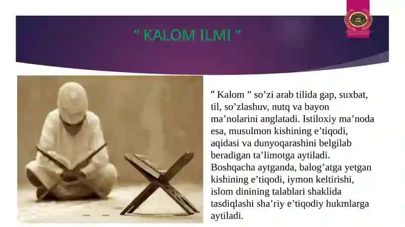 Islomdinining aqidaviyyo`nalishlari va maktablari 2
