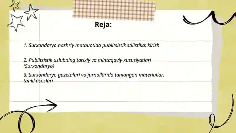 Surxondaryo nashriy matbuotida publitsistik stilistika 2