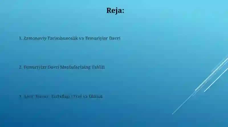 Amir Temur va Temuriylar davri tarixshunosligi 2