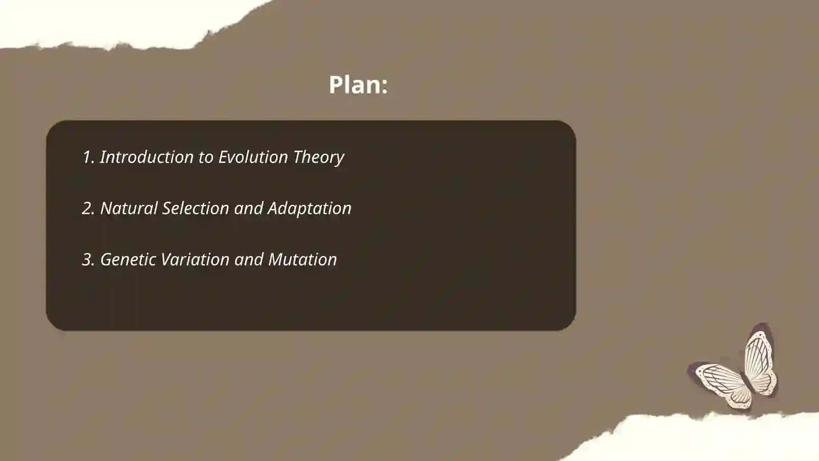 Evolution of the preparata lesson plan 2