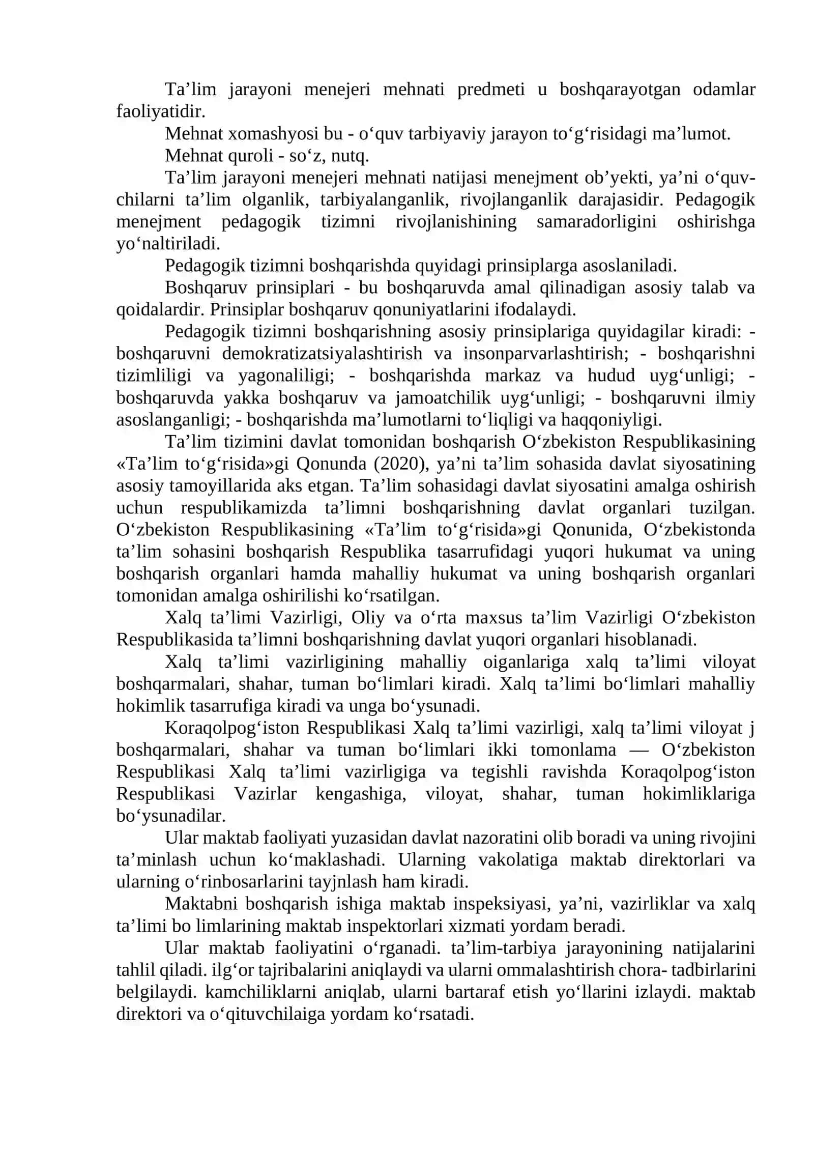 Ta’lim menejmenti asoslari 2