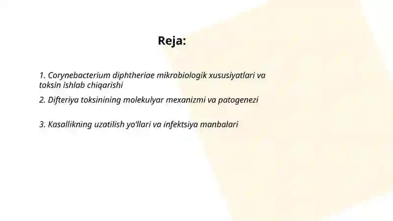 Difteriya kasalligining kelib chiqish sabablari va asoratlari 2